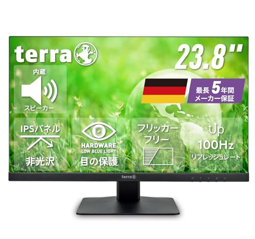 Amazon.co.jp: TERRA 2448W 24インチ モニター 最長 5年保証 IPS